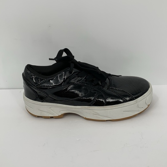 Jeffrey Campbell Limit platform sneakers black puffy chunky shoe patent 7.5 - Picture 1 of 6